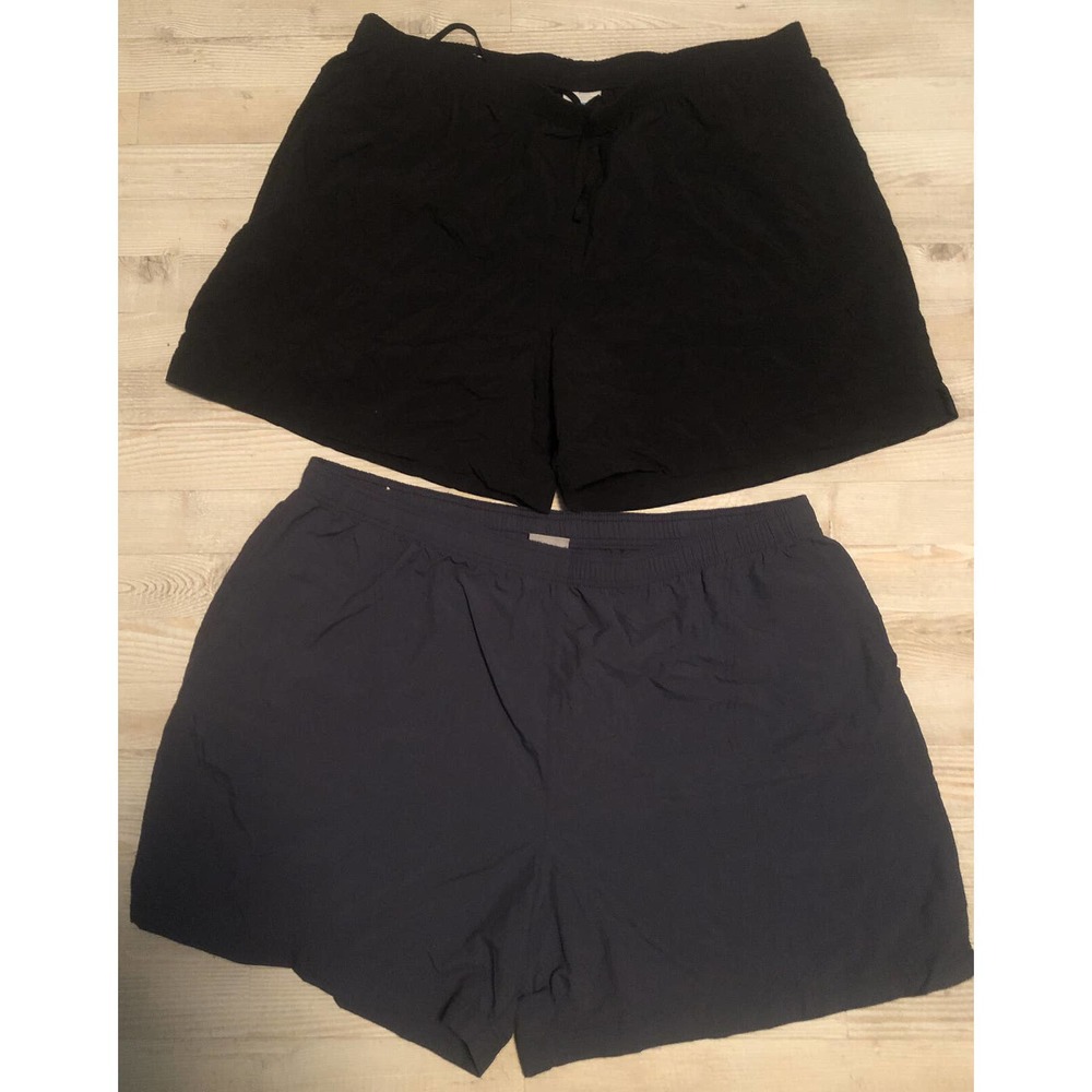 Columbia Mens Shorts 2 Lot 3xl . Black And Blue